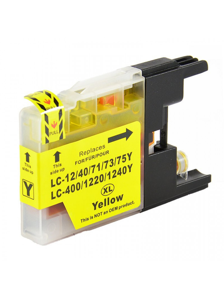 Ink cartridge Yellow replaces Brother LC1240Y