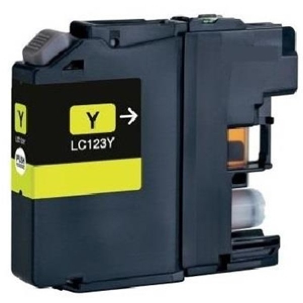 Ink cartridge Yellow replaces Brother LC123Y XL