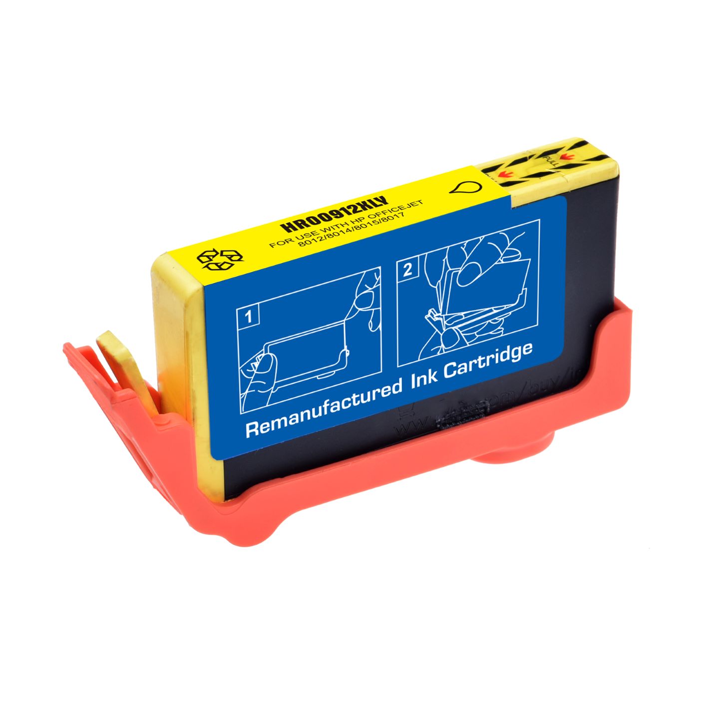 Ink cartridge Yellow replaces HP 3YL83AE, 912XL