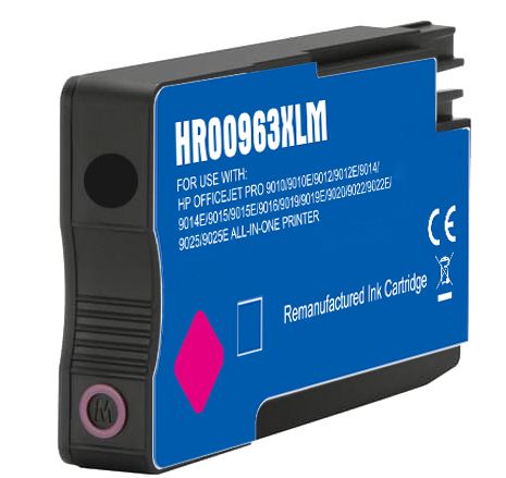 Ink cartridge Magenta replaces HP 3JA28AE, 963XL