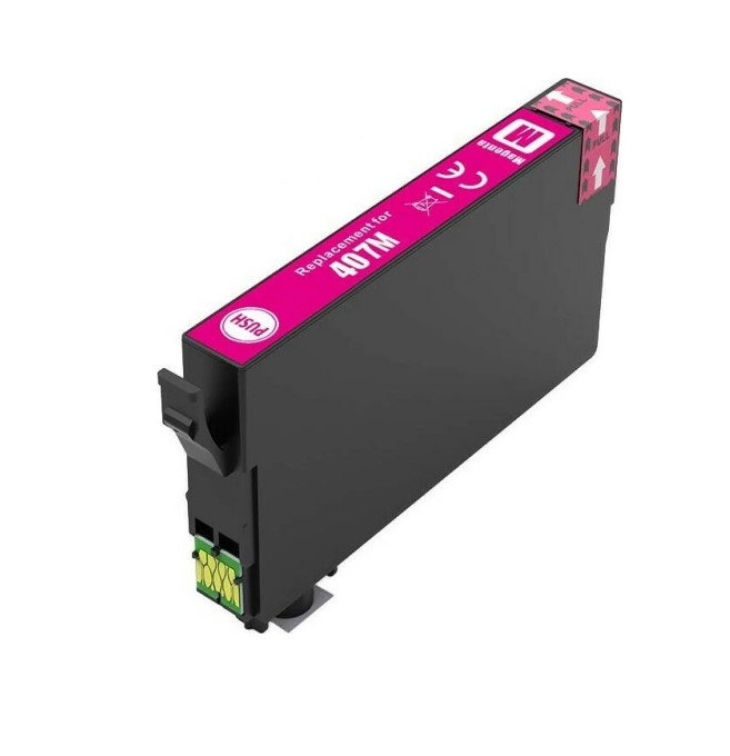 Ink cartridge Magenta replaces Epson C13T07U340, 407 XL