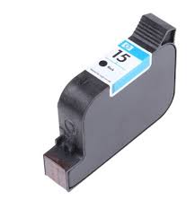 Ink cartridge Black replaces HP C6615DE, 15