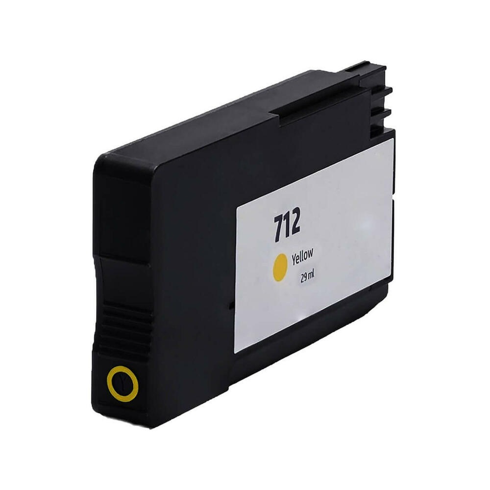 Ink cartridge Yellow replaces HP 3ED69A, 712Y