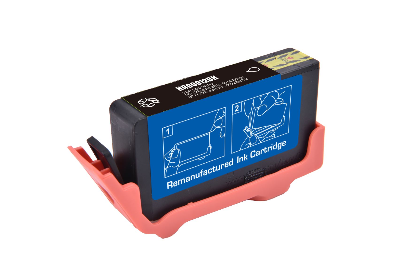 1632399768_0_NH-R00912BK Ink cartridge Black replaces HP 3YL84AE, 912XL - Image 1